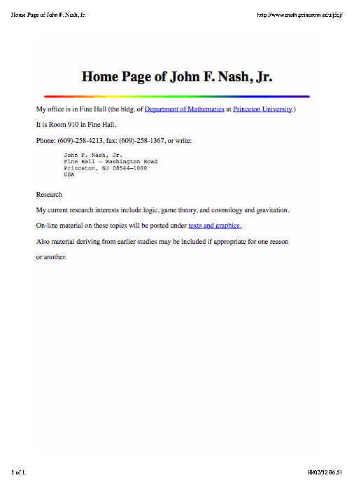 Description: Macintosh HD:Users:massimoamato:Documents:Home Page of John F. Nash, Jr..pdf
